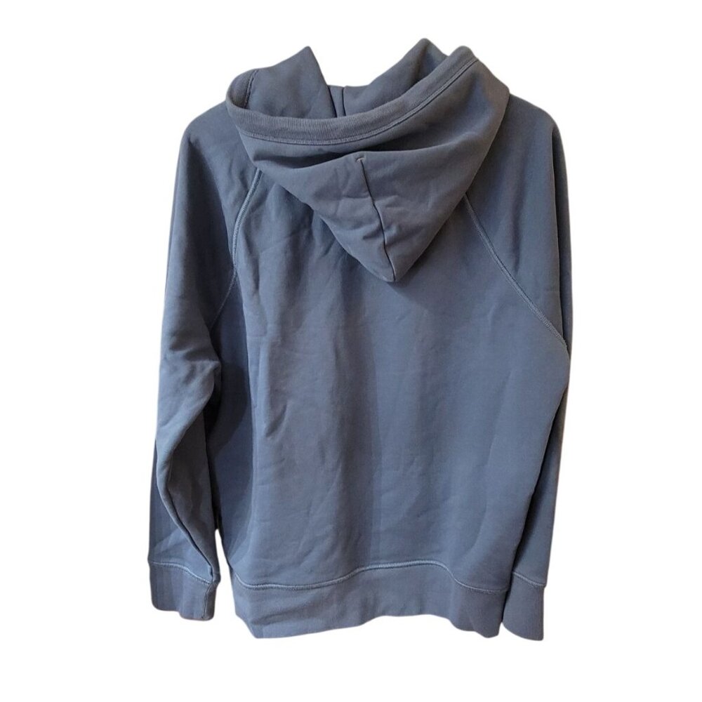 Banana Republic Essential Terry Hoodie China Blue Men’s Medium Cotton Blend - Picture 2 of 8